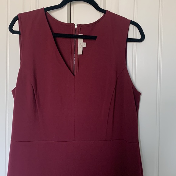 Loft Maroon Dress - Picture 6 of 6